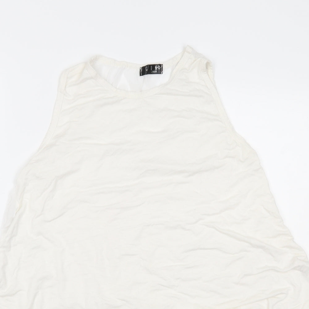 Icon Womens White   Basic Tank Size S