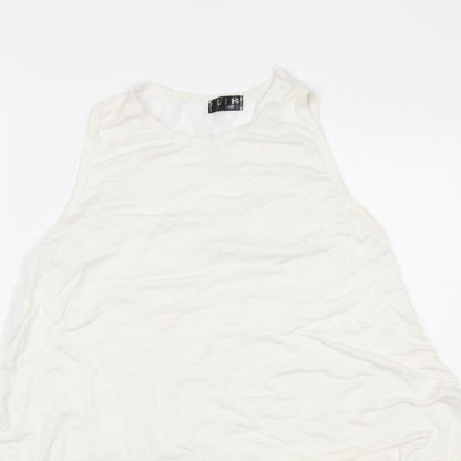Icon Womens White   Basic Tank Size S