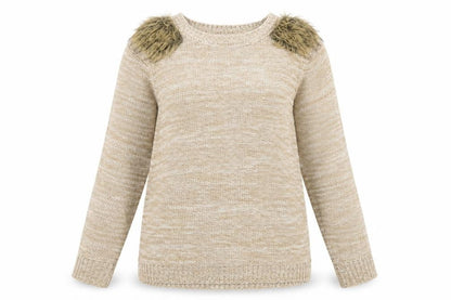 George Womens Brown  Knit Pullover Jumper Size 12