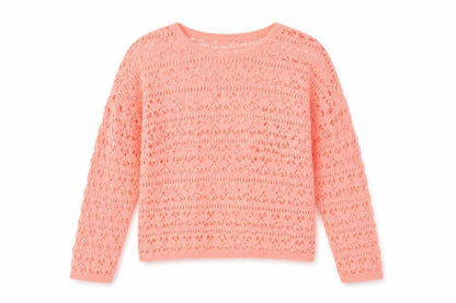 Peacocks Womens Orange  Knit Pullover Jumper Size M