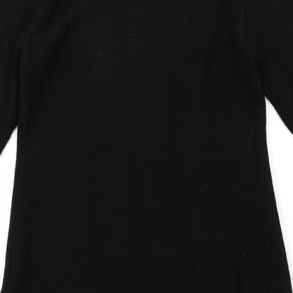 bonprix Womens Black  Knit Cardigan Jumper Size S