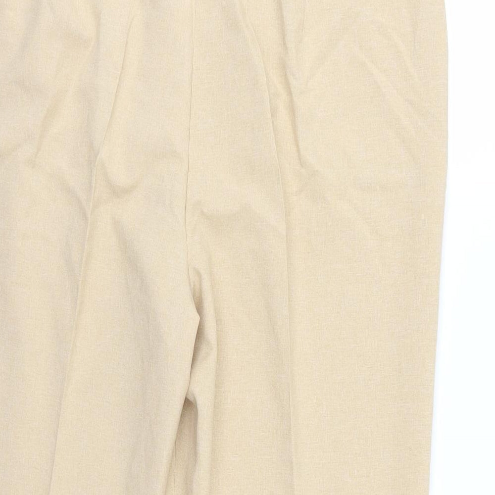 Womens UK Size 18 For Women Regular Fit  Beige Trousers