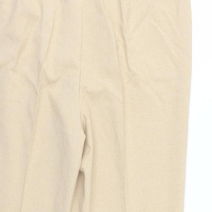 Womens UK Size 18 For Women Regular Fit  Beige Trousers