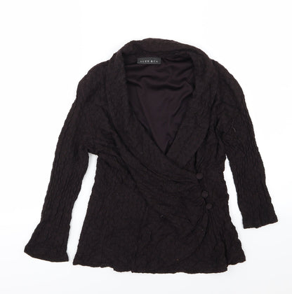 Alex & Co Womens Black   Wrap T-Shirt Size M