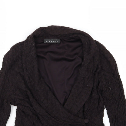 Alex & Co Womens Black   Wrap T-Shirt Size M