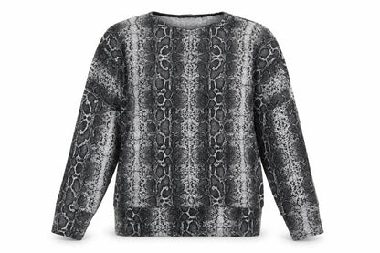 Dorothy Perkins Womens Grey Animal Print Knit Pullover Jumper Size 12