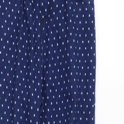 Denim CO Girls Blue Polka Dot  Skinny Jeans Size 10-11 Years