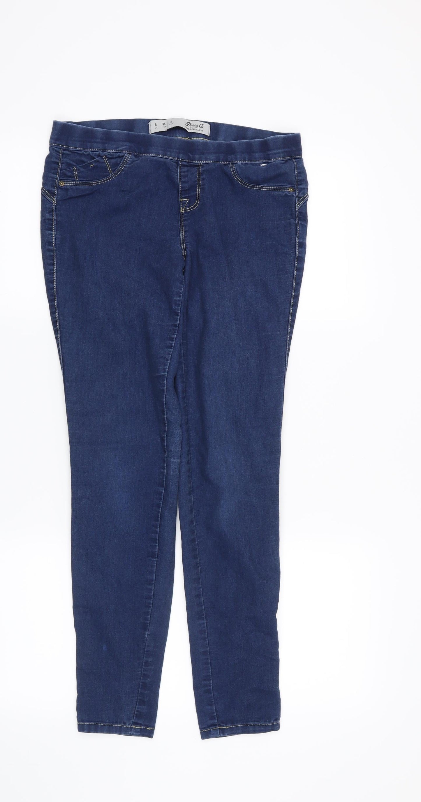 Denim CO Womens Blue   Jegging Jeans Size 8 L27 in
