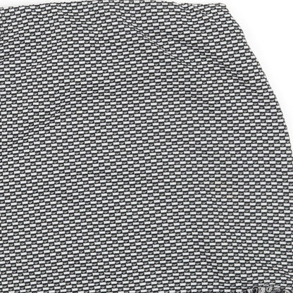 Atmosphere Womens Black Geometric  Mini Skirt Size 8