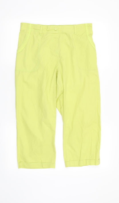 Preworn Womens Green   Trousers  Size 32 in L21 in