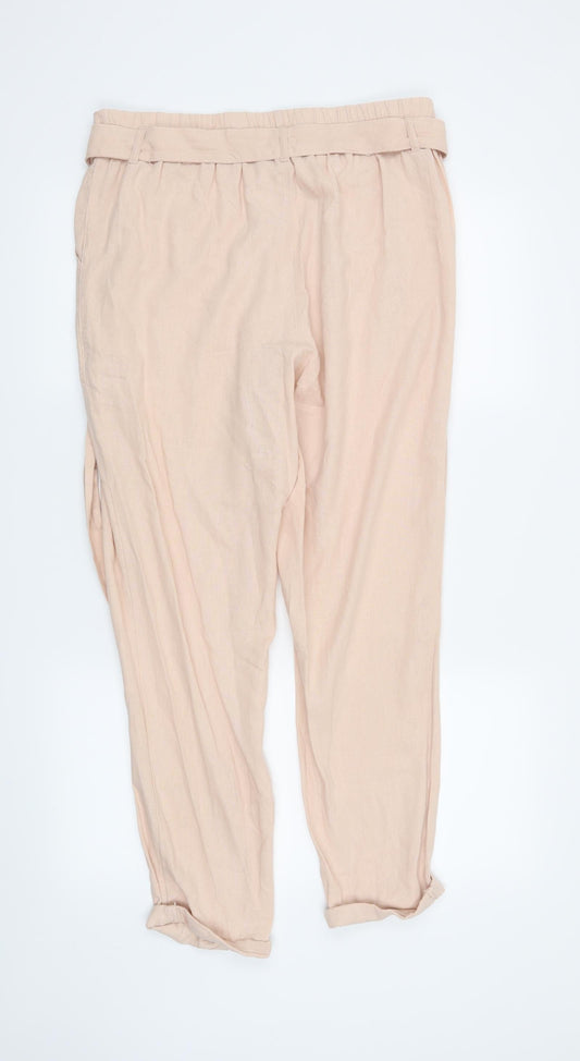 Primark Womens Pink   Trousers  Size 14 L28 in