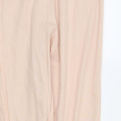 Primark Womens Pink   Trousers  Size 14 L28 in