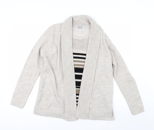 Envy Us Womens Beige   Pullover Jumper Size L