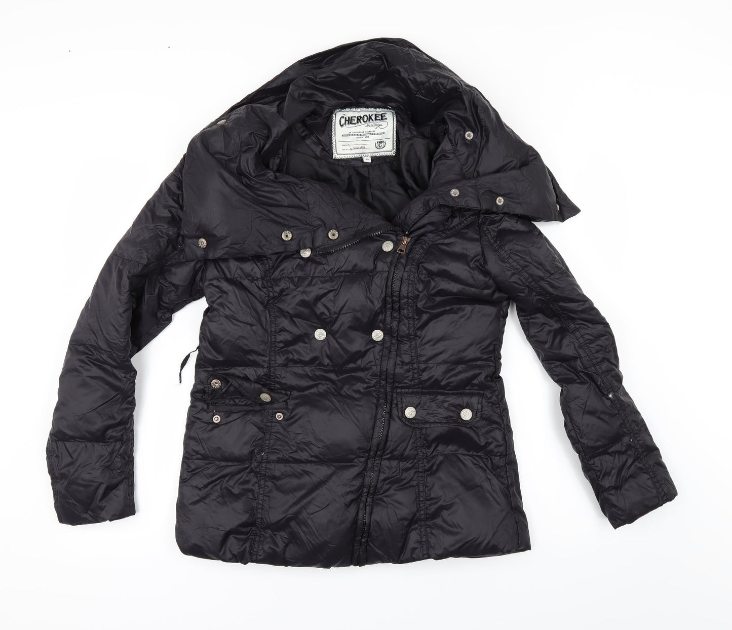 Womens UK Size 10 Cherokee Black Jacket