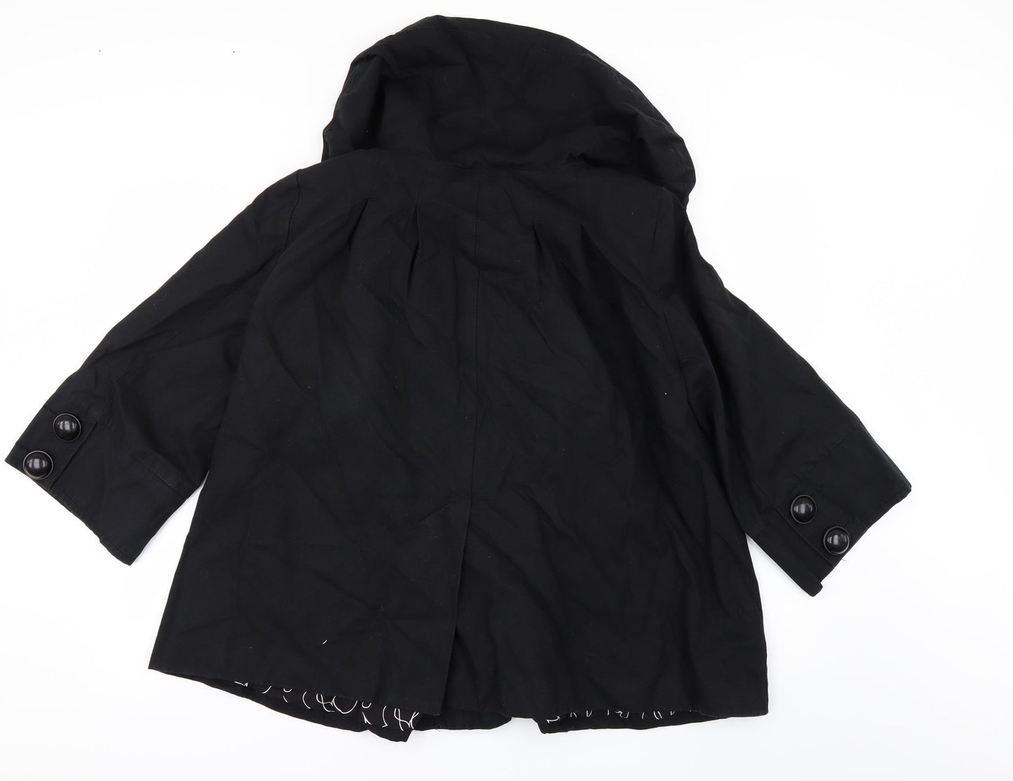 Womens UK Size 14 Atmosphere Black Pea Coat