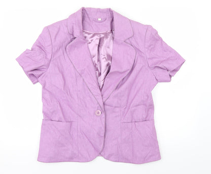 Anna Rose Womens Purple   Jacket  Size 14