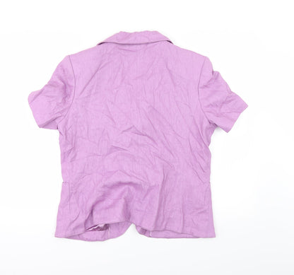 Anna Rose Womens Purple   Jacket  Size 14