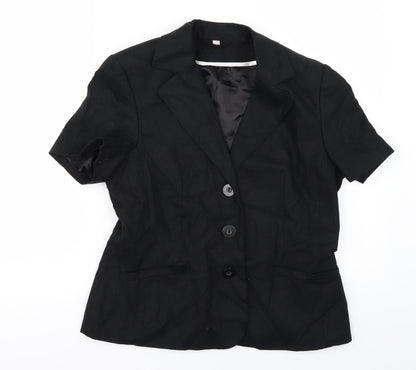Womens UK Size 12 Anna Rose Black Jacket