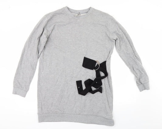 Womens UK Size 12 ASOS Grey Pullover Sweatshirt