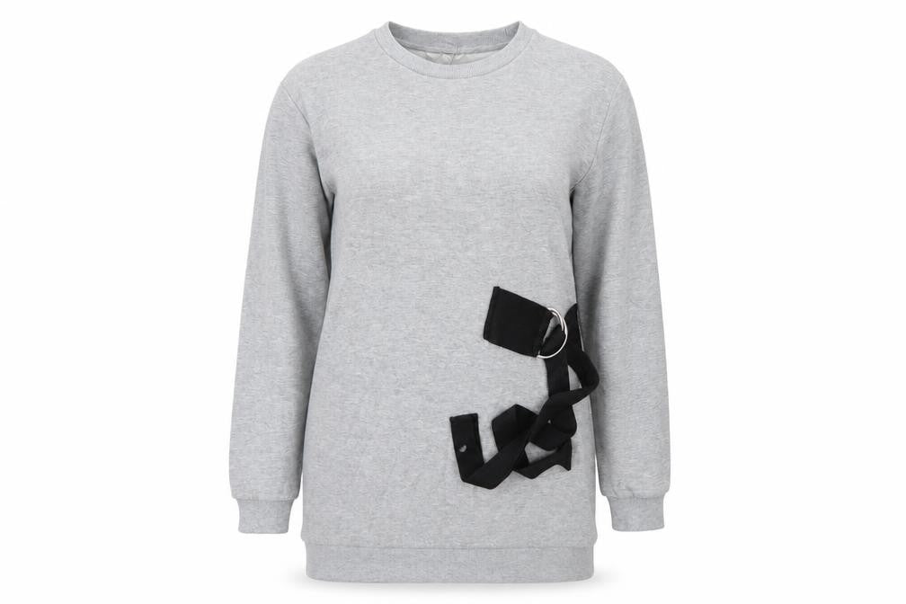 Womens UK Size 12 ASOS Grey Pullover Sweatshirt