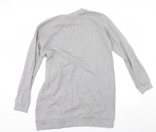 Womens UK Size 12 ASOS Grey Pullover Sweatshirt