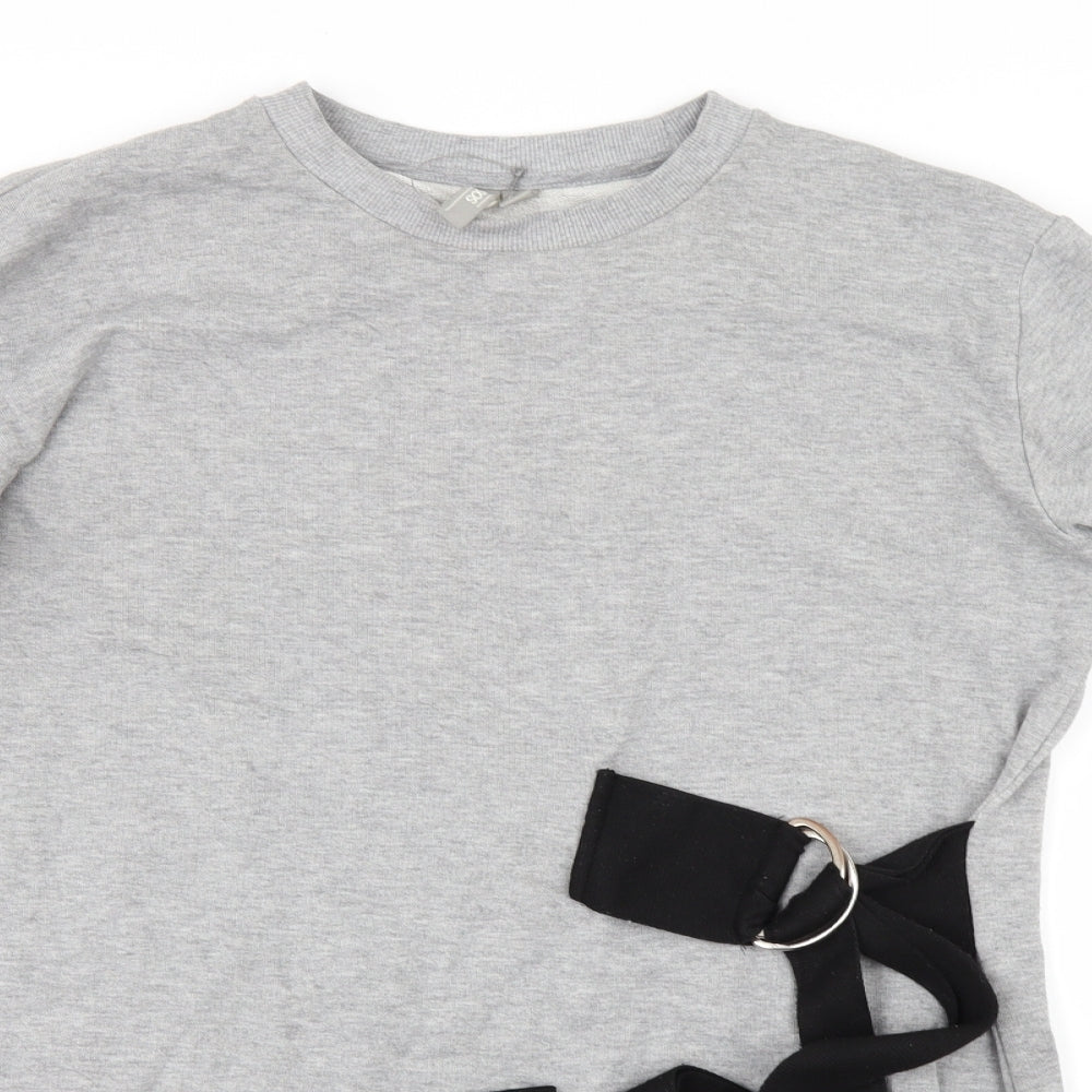 Womens UK Size 12 ASOS Grey Pullover Sweatshirt