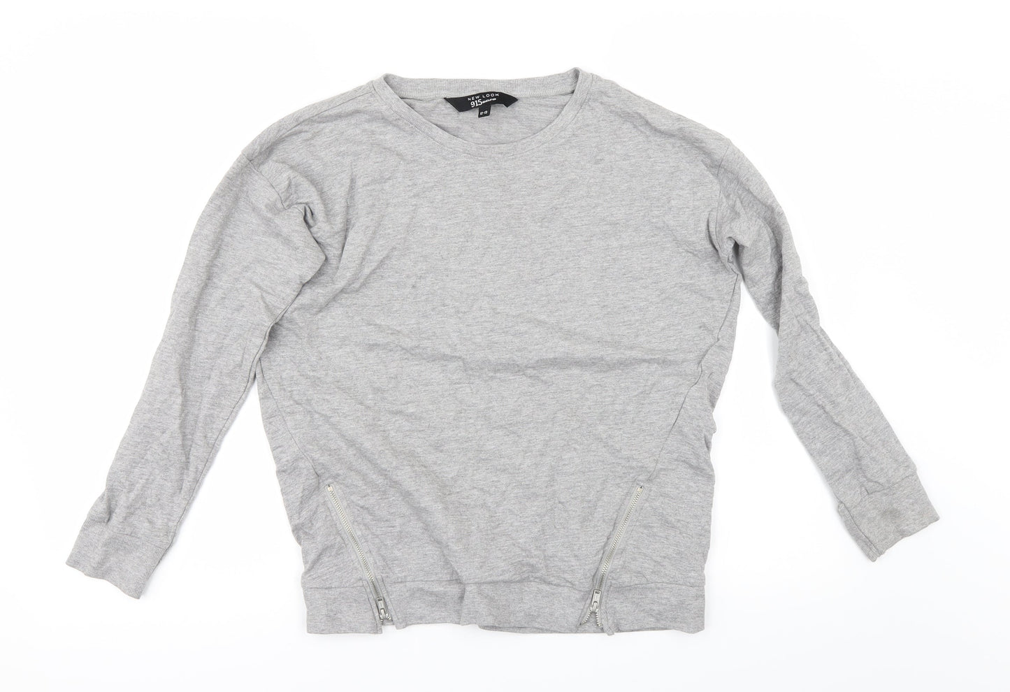 New Look Girls Grey   Pullover Sweatshirt Size 12-13 Years