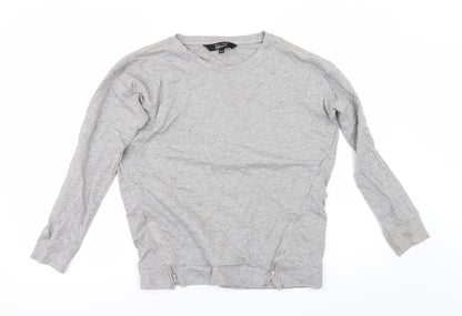 New Look Girls Grey   Pullover Sweatshirt Size 12-13 Years