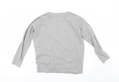 New Look Girls Grey   Pullover Sweatshirt Size 12-13 Years