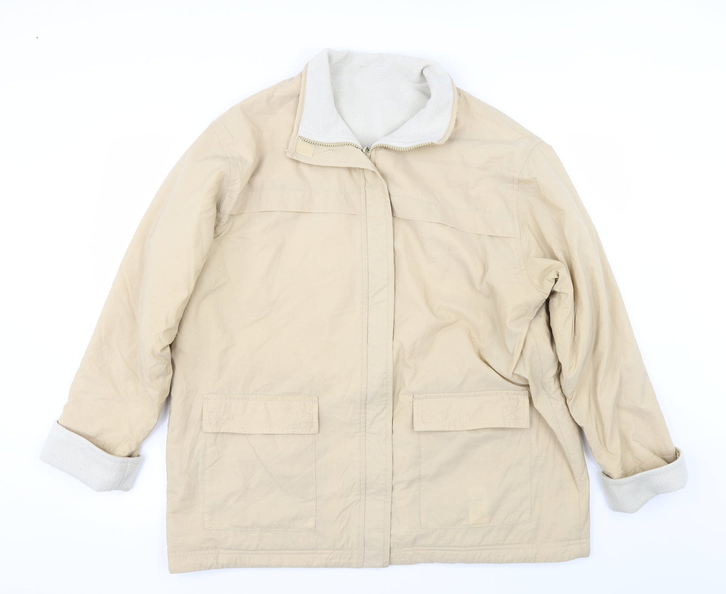 Womens UK Size 14 Marks and Spencer Beige Jacket