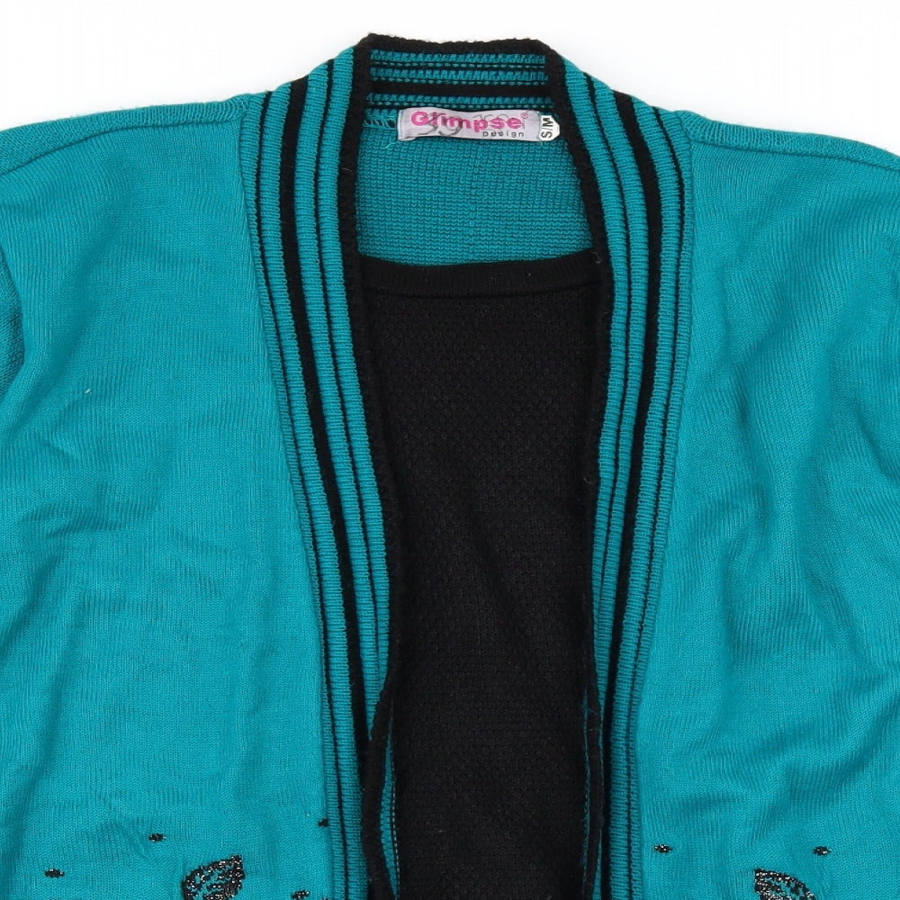 Glimpse Womens Green   Pullover Jumper Size 8