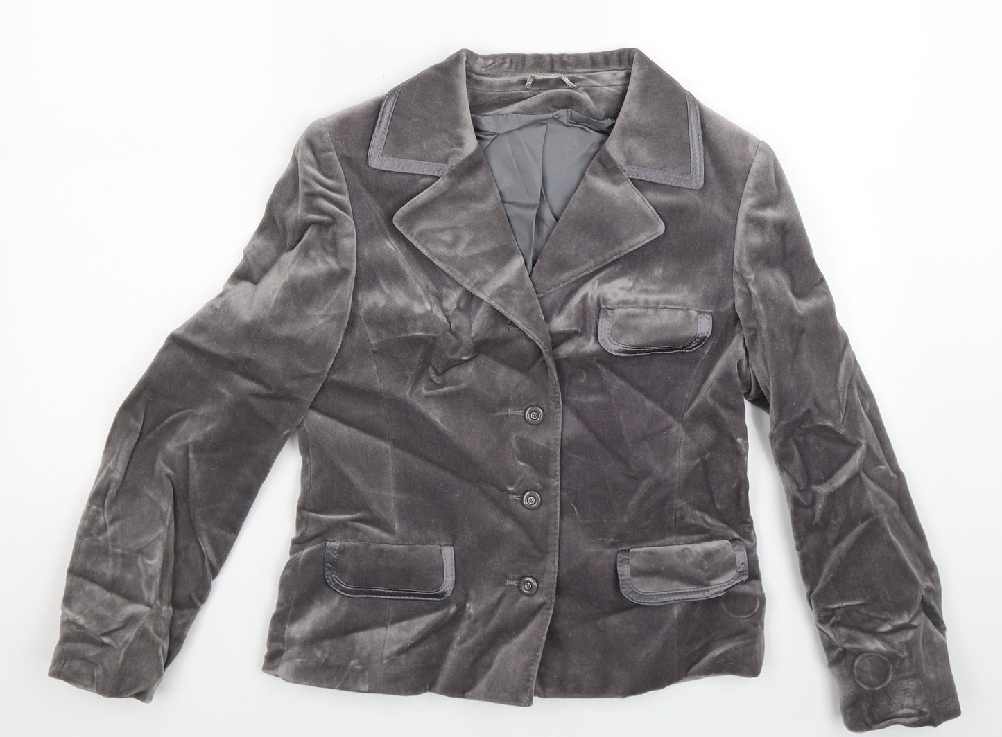 Algonda Womens Silver   Jacket Blazer Size 10