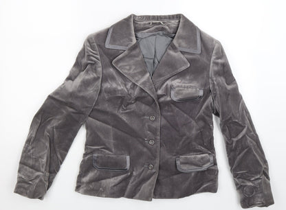 Algonda Womens Silver   Jacket Blazer Size 10