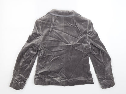 Algonda Womens Silver   Jacket Blazer Size 10