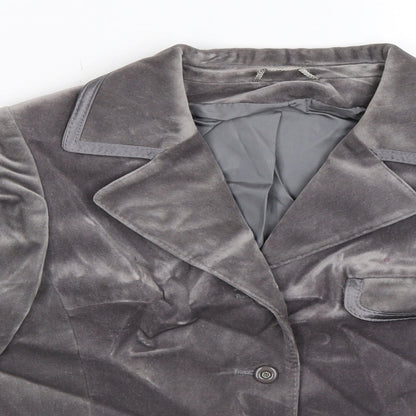 Algonda Womens Silver   Jacket Blazer Size 10