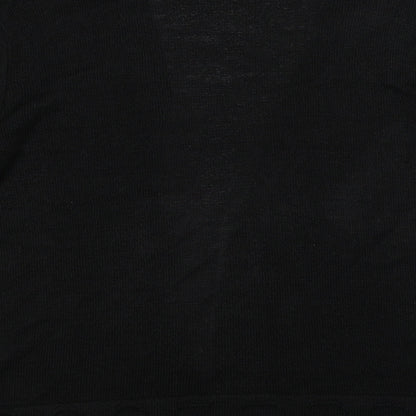 Elite Collection Womens Black  Knit Cardigan Jumper Size XL