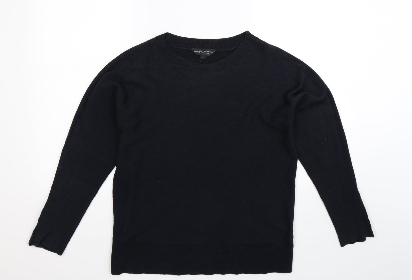 Dorothy Perkins Womens Blue  Knit Pullover Jumper Size 12