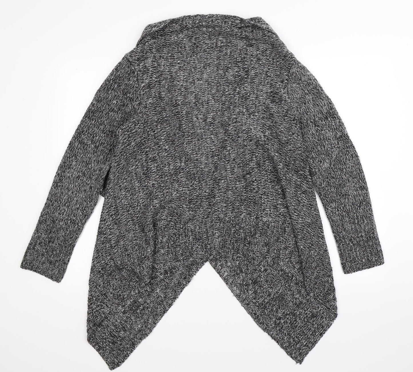 H&M Womens Grey  Knit Cardigan Jumper Size M