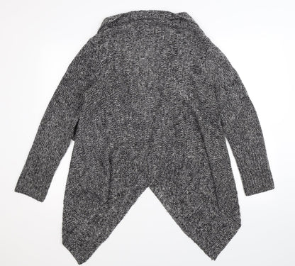 H&M Womens Grey  Knit Cardigan Jumper Size M