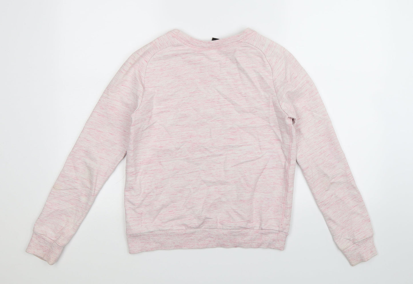 H&M Womens Pink   Pullover Sweatshirt Size XS