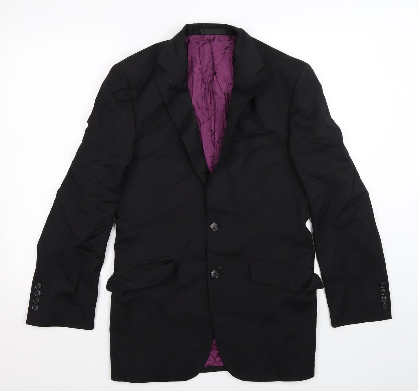 Mens UK Size 36 Marks and Spencer Regular Black Suit Jacket