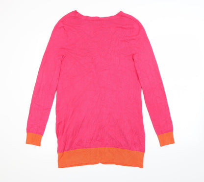 Love Label Womens Pink  Knit Cardigan Jumper Size 12