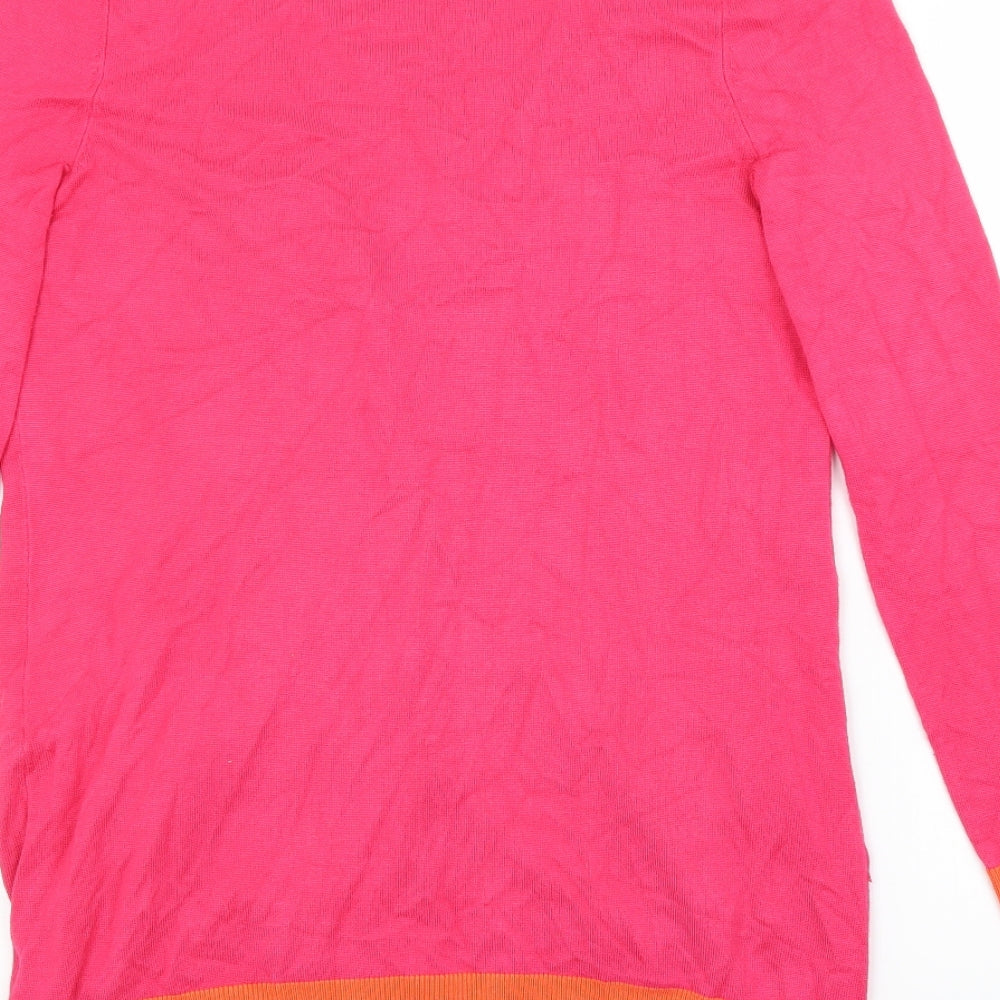 Love Label Womens Pink  Knit Cardigan Jumper Size 12