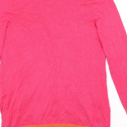 Love Label Womens Pink  Knit Cardigan Jumper Size 12