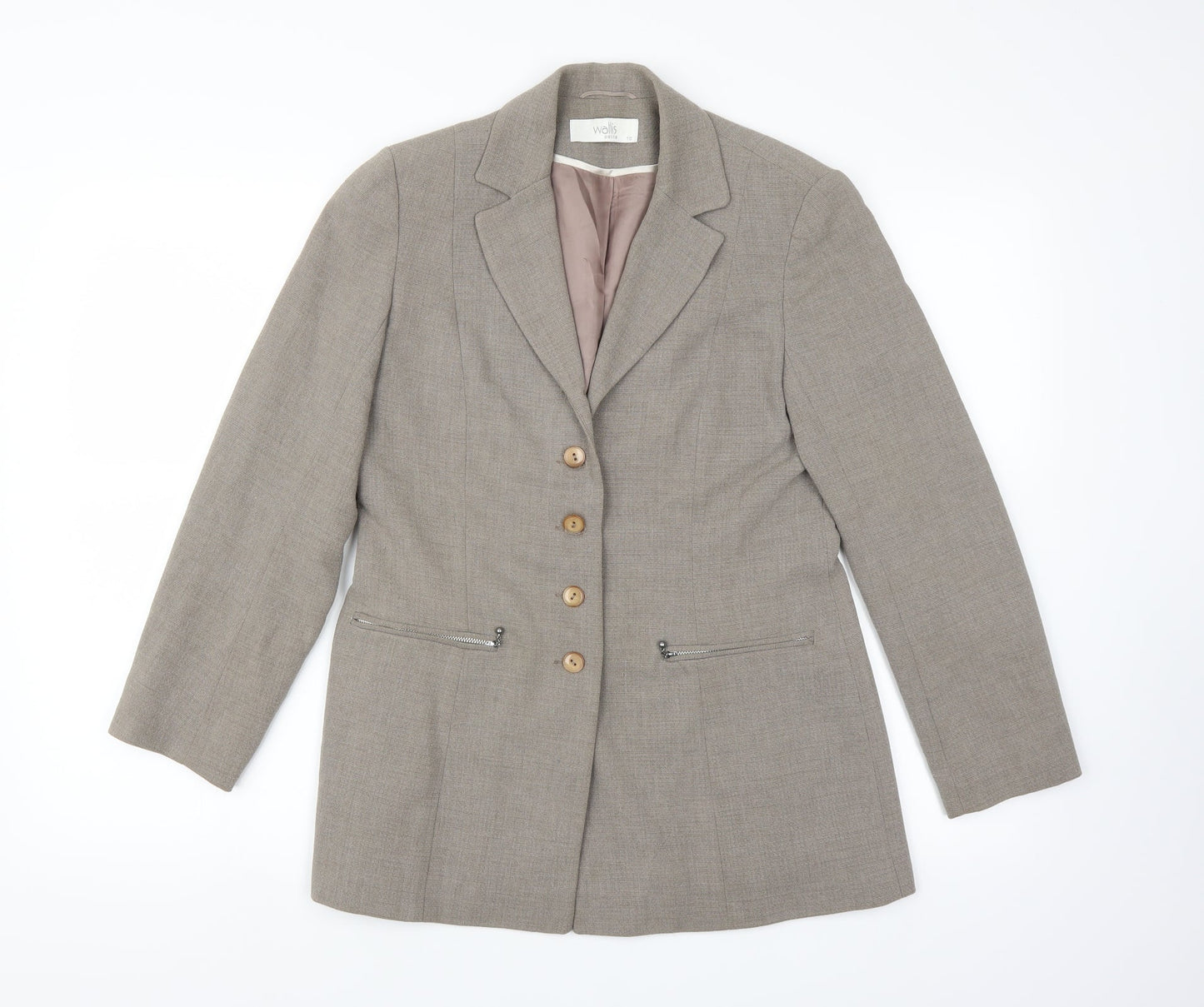 Womens UK Size 10 Wallis Brown Jacket