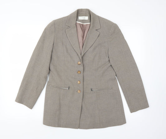 Womens UK Size 10 Wallis Brown Jacket