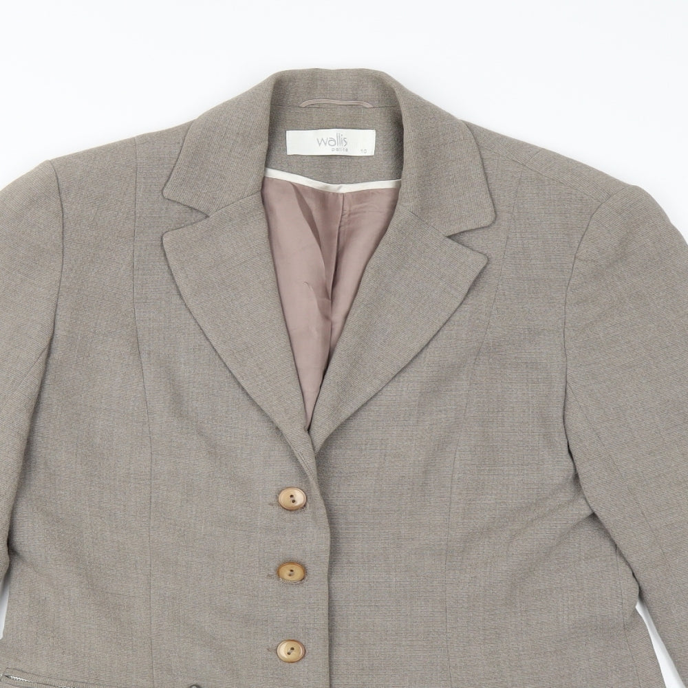 Womens UK Size 10 Wallis Brown Jacket
