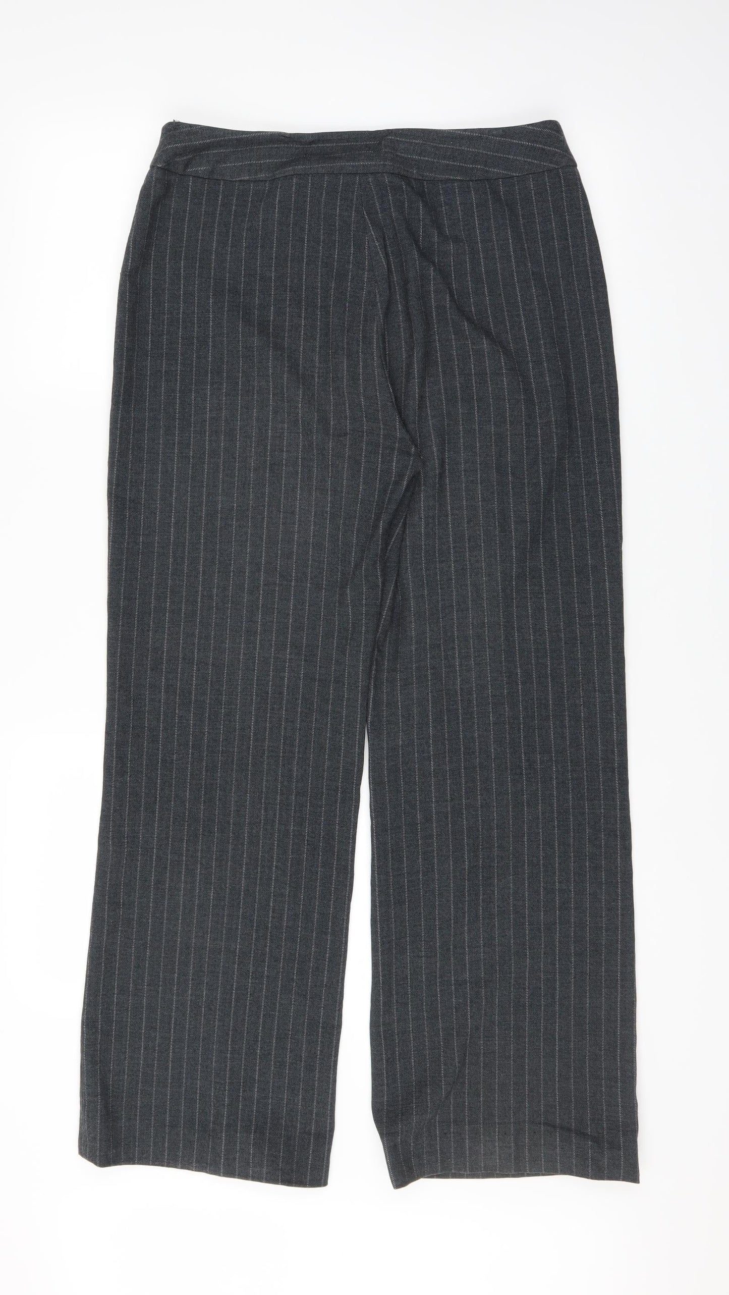 Outline Womens Grey   Trousers  Size 12 L27 in