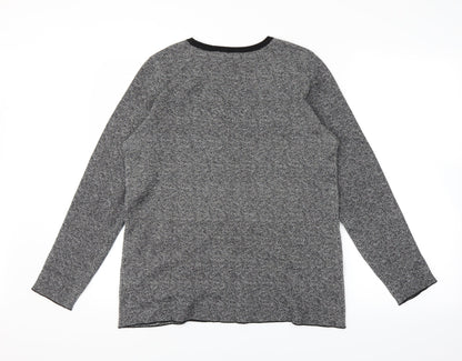 D&Co. Womens Grey   Pullover Jumper Size M
