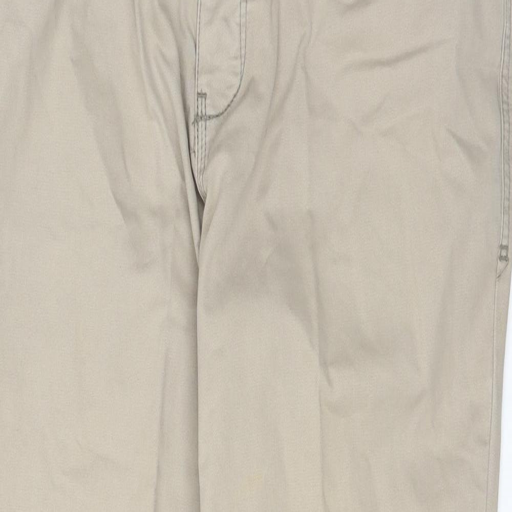 NEXT Womens Brown   Straight Jeans Size 34 L30 in - Belt hoops